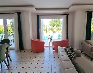 Dalyan'da Sakin Konumda, Özel Havuz ve Bahçeli, Müstakil, Kiralık Villa - 4