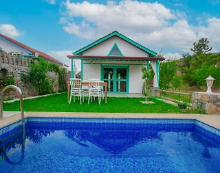 Datça Kızlan'da Muhteşem Doğada, Özel Havuzlu, Ahşap Tasarımlı Villa - 1