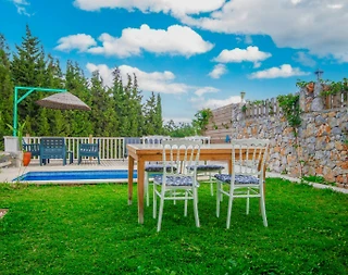 Datça Kızlan'da Muhteşem Doğada, Özel Havuzlu, Ahşap Tasarımlı Villa - 4