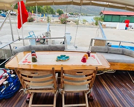 Datça İskele'de Cennet Koylarda Yolculuk Sunan, Lüks, Kiralık Gulet - 3