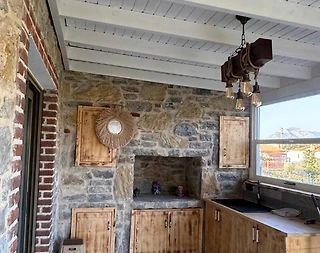 Datça Kızlan'da Sakin Konumda, Geniş Bahçeli, Şık Villa - 5