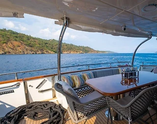 Datça'nın Serin Sularında, Kalabalık Ailelere Uygun, Lüks Motoryat - 4