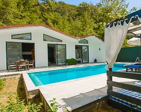 Kaş İslamlar'da Doğa İçerisinde, Özel Havuzlu, Romantik Villa - 3