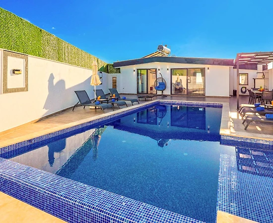 Kaş Çavdır'da Eşsiz Doğa Manzaralı, Özel Havuzlu, Lüks Villa - 1