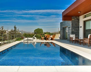 Muğla Bodrum'da Plaja Yakın, Özel Havuzlu, Modern Villa - 4