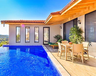 Kaş İslamlar'da Muhteşem Doğada, Kapalı Havuzlu, Modern Villa - 2