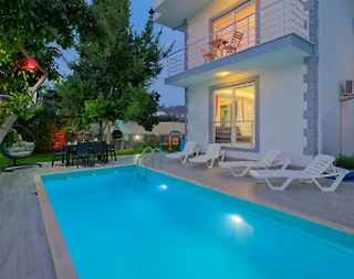 Fethiye Karagedik'de Geniş Bahçeli, Özel Havuzlu, Kiralık Villa - 4