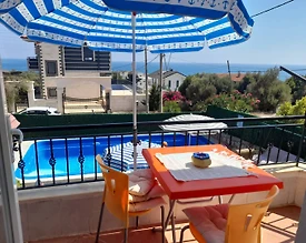 Antalya Demre'de Enfes Deniz Manzaralı, Özel Havuzlu, Konforlu Villa - 3