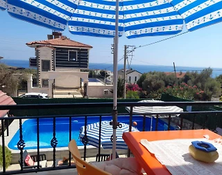 Antalya Demre'de Enfes Deniz Manzaralı, Özel Havuzlu, Konforlu Villa - 4