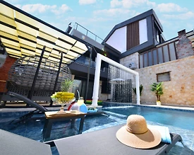 Demre Karabucak'ta Sakin Konumda, Özel Havuzlu, Saunalı Villa - 2