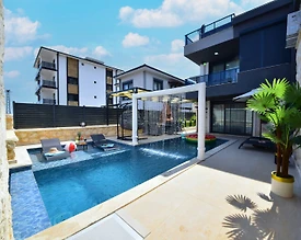 Demre Karabucak'ta Sakin Konumda, Özel Havuzlu, Saunalı Villa - 3