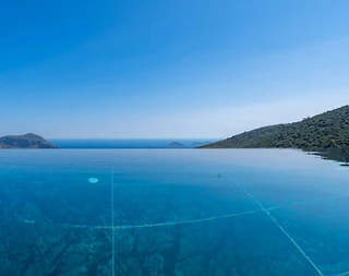 Kaş İslamlar'da Göz Alıcı Deniz Manzaralı, Özel Havuzlu, Kiralık Villa - 5