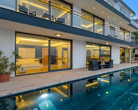 Kaş İslamlar'da Göz Alıcı Deniz Manzaralı, Özel Havuzlu, Kiralık Villa - 2