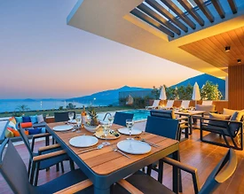 Kaş Kalkan'da Lüks Tasarımlı, Özel Havuzlu, 3+1 Konforlu Villa - 3