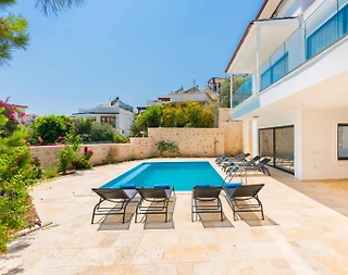 Kaş Kalkan'da Merkezi Konumda, Özel Havuzlu, Modern Villa - 3