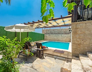 Kaş İslamlar'da Doğayla Baş Başa, Özel Havuzlu, 9 Kişilik Villa - 3