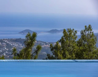 Kaş İslamlar'da Müthiş Deniz Manzaralı, Sonsuzluk Havuzlu, Kiralık Villa - 4