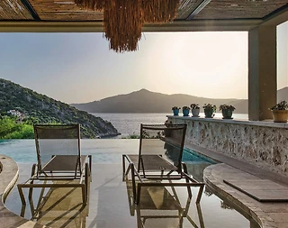 Kaş Kalkan'da Deniz ile İç İçe, Özel Havuzlu, Ferah Villa - 5