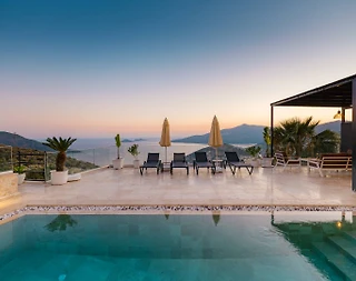 Kaş Kalkan'da Harika Deniz Manzaralı Özel Havuzlu Lüks Villa - 4