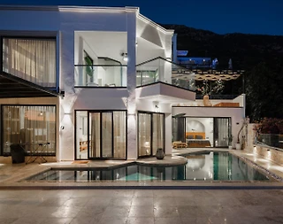 Kaş Kalkan'da Harika Deniz Manzaralı Özel Havuzlu Lüks Villa - 2