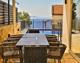 Kaş Kalkan'da Merkezi Konumda, Özel Havuzlu, Konforlu Villa - 5