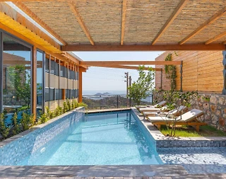 Kaş Bezirgan'da Tasarımıyla Büyüleyen, Özel Havuzlu, Ahşap Villa - 3