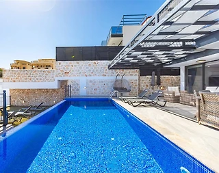 Kaş Kalkan'da Kalabalık Ailelere Uygun, Özel Havuzlu, Lüks Villa - 5