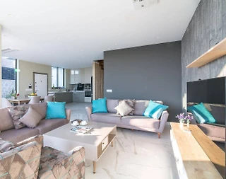 Kaş Kalkan'da Deniz Manzaralı, Özel Havuzlu, Jakuzili, Konforlu Villa - 3