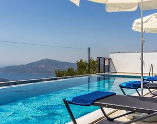 Kaş Bezirgan'da Enfes Deniz Manzaralı, Özel Havuzlu, Jakuzili Villa - 2
