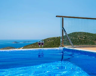 Kaş İslamlar'da Balayı Çiftlerine Uygun, Özel Havuzlu, Ferah Villa - 1