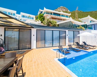 Kaş İslamlar'da Balayı Çiftlerine Uygun, Özel Havuzlu, Ferah Villa - 3