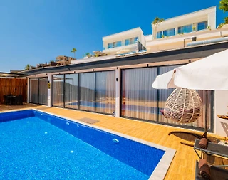 Kaş İslamlar'da Enfes Deniz Manzaralı, Özel Havuzlu, Balayı Villası - 2