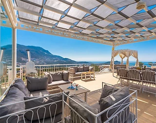 Kaş Kalkan'da Manzarası Denize Açılan, Özel Havuzlu, Kiralık Villa - 5