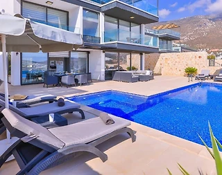 Kaş Kalkan'da Masalsı Deniz Manzaralı, Özel Havuzlu, Keyifli Villa - 1