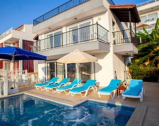 Kaş Kalkan'da Enfes Manzaraya Sahip, Özel Havuzlu, Kiralık Villa - 1