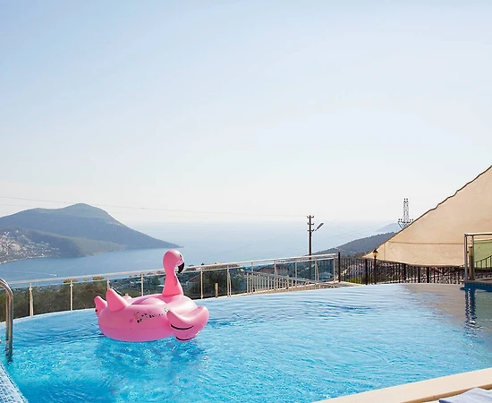 Kaş Kalkan'da Deniz Manzaralı, Özel Havuzlu, 5+1 Villa - 1
