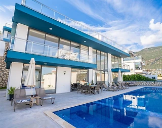 Kaş Kalkan'da Muhteşem Deniz Manzaralı, Özel Havuzlu, Lüks Villa - 2