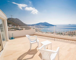 Kaş Kalkan'da Enfes Deniz Manzaralı, Özel Havuzlu, 10 Kişilik Villa - 4