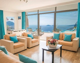 Kaş Kalkan'da Enfes Deniz Manzaralı, Özel Havuzlu, 10 Kişilik Villa - 5