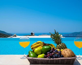 Kaş Bezirgan'da Eşsiz Deniz Manzaralı, Özel Havuzlu, Ferah Villa - 3