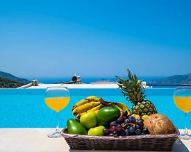 Kaş Bezirgan'da Eşsiz Deniz Manzaralı, Özel Havuzlu, Ferah Villa - 3