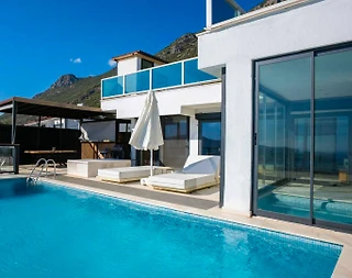 Kaş Bezirgan'da Eşsiz Deniz Manzaralı, Özel Havuzlu, Ferah Villa - 5