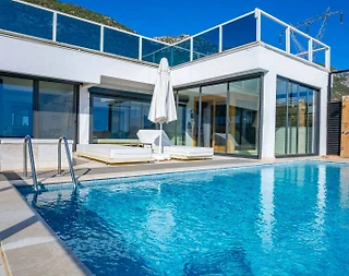 Kaş Bezirgan'da Eşsiz Deniz Manzaralı, Özel Havuzlu, Ferah Villa - 1