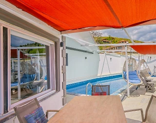 Kaş İslamlar'da Doğanın Kalbinde, Özel Havuzlu, 4 Kişilik Villa - 5