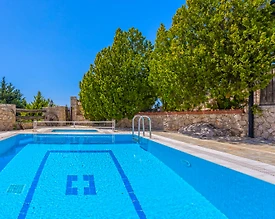 Kaş İslamlar'da Konforlu, Yetişkin ve Çocuk Havuzlu, Manzaralı Villa - 3