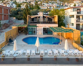 Kaş Bezirgan'da Deniz Manzaralı, Özel Havuzlu, Jakuzili, Kiralık Villa - 2