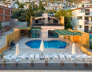 Kaş Bezirgan'da Deniz Manzaralı, Özel Havuzlu, Jakuzili, Şık Villa - 2