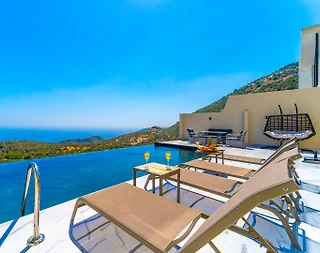 Kaş Bezirgan'da Deniz Manzaralı, Özel Havuzlu, 2+1 Villa - 1