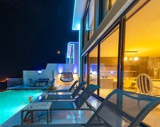 Kaş Bezirgan'da Deniz Manzaralı, Özel Havuzlu, 2+1 Villa - 4