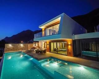 Kaş Bezirgan'da Büyüleyici Deniz Manzaralı, Özel Havuzlu, Kiralık Villa - 5